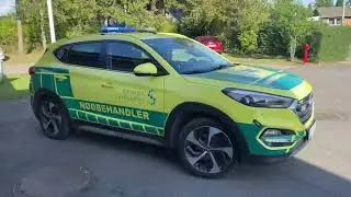 N&oslash;dbehandler afg&aring;r til tur i Dianalund, Slagelse Brand & Redning st.Sor&oslash;