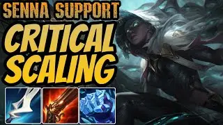 FULL CRIT DAMAGE FROM THE EARLY PASSIVE STACKING | Senna support gameplay | LOL WILD RIFT