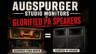 Студийные мониторы Augspurger &mdash; прославленные акустические системы