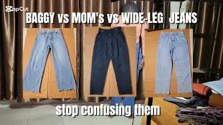 Baggy vs Mom's vs wide-leg jeans