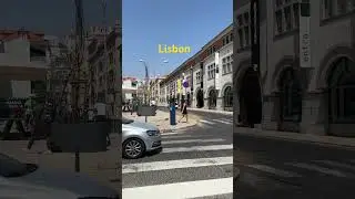 Calm street of Lisbon, Portugal #streetwalk #streetwalking #streettour #lisboa #lisbon #lisbontravel