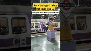Chatrapathi Shivaji Maharaj terminal #shorts #india #mumbai #mumbailocal #csmt #ytshorts#travelling