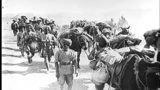 Forces under British General Edmund Allenby in Palestine. British forces interrog...HD Stock Footage
