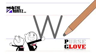 Writing English Alphabet - lowercase w