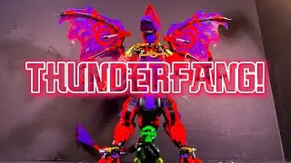 Ninjago Dragons Rising: “Thunderfang MOC” - Speed Build (Inspired by @mechreations )