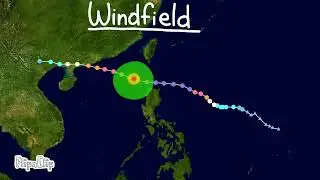 Track of Super Typhoon Ragasa 2025 | TC XLC32 Animations