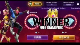 I WIN JACKPOT| 9999 DIAMONDS| FREE FIRE BATTLEGROUND