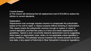 New Hampshire Property and Casualty Insurance Exam Free Practice Test And Answer