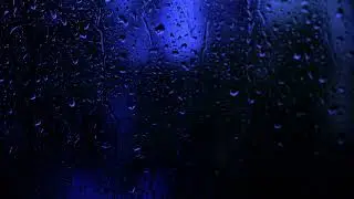 Rain Sound On Window with Thunder SoundsㅣHeavy Rain for Sleep, Study and Relaxation, Meditation