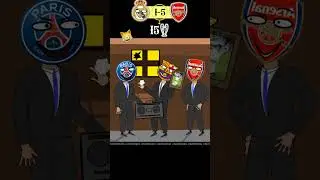 ⚽️😹  I have 15 champion league | real madrid 1 - 5 Arsenal || Barcelona, PSG