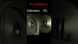 JBL vs Zebronics bass test #Shorts #jbl #zebronics #bass