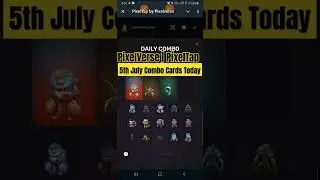 PIXELVERSE | PIXELTAP | 5TH JULY COMBO CARDS TODAY | TAP TO EARN | PLAY TO EARN | TELEGRAM