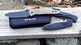 Сравнение складных ножей Mr Blade модели Shot, Bang и Hit