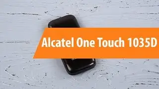 Распаковка Alcatel One Touch 1035D / Unboxing Alcatel One Touch 1035D