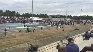 Korry Hogan Top Fuel Motorcycle Crash from the Stands