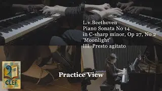 L.v.Beethoven-Piano Sonata No.14 in C-sharp minor, Op.27, No2  