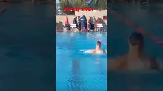 I swim Against a guy who was 6 foot 8 in varsity swim😏