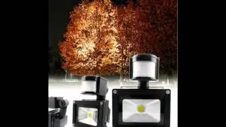 50W PIR motion sensor LED floodlight CE, ROHS, FCC
