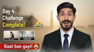 Day 4 | 30 Days Morning Routine Challenge | Fajr Walk, Masjid & Real Vibes (Urdu Vlog)