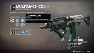 DestIny 2 Multimach CCX submachine gun pvp iron banner gameplay