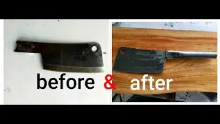 kitchen knife with broken handle basic restoration...