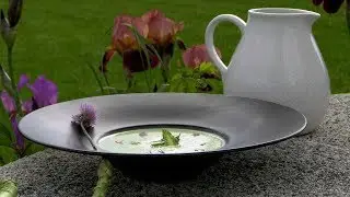 Soupe glacée Vichyssoise aux asperges   [RECETTE MINCEUR PAR CHEF DE CUISINE DIÉTÉTIQUE]