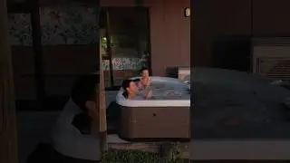 Fully relax in a spa pool #shorts