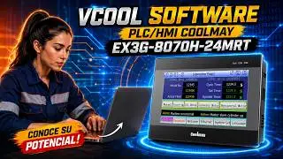 03-PLC/HMI COOLMAY, EX3G-8070H-24MRT, VCOOL SOFTWARE