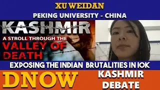 XU WEIDAN Exposing the Indian brutalities in Indian occupied Kashmir