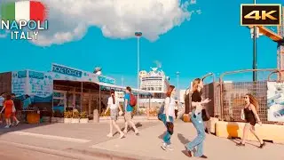 Across Italy in 4K // Driving from via posillipo  to Via Cristoforo Colombo // Naples, Italy 🇮🇹