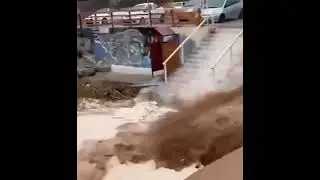 Flooding on the island of Crete in Greece, several people died.