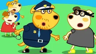 STOP!!! Thief STOP!! - The Dog Police has ARRIVED!!! Funny Labrador police Animation