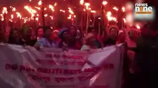 Manipur : Women Protest with Torch Rally in Imphal&rsquo;s Thangmeiband | News9
