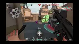 2v5? NO PROBLEM EZZ BUT WITH A CLOSE DEFUSE #VALORANTINDIA #VALOSHORTS