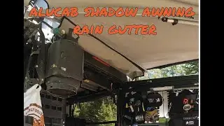 AluCab Shadow Awning Rain Gutter