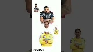 RCB V's CSK stoping challenge shorts #rcb #csk #msdhoni #viratkohli #challenge #shortfeed