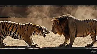 Epic Tiger Lion Fight