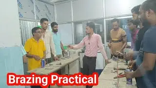 Brazing Practical In Kareem Technical Institite.