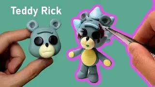 Making Teddy Rick From Rick And Morty - Polymer Clay Tutorial