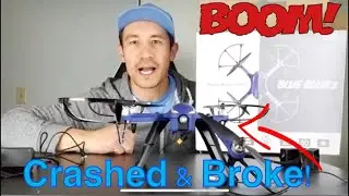 Drocon MJX BUGS 3 Drone Review & Crashed / Broke Footage! Do Not Do This!!