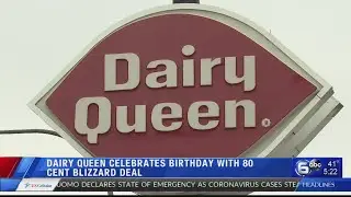 Dairy Queen celebrating 80th anniversary with 80-cent Blizzards