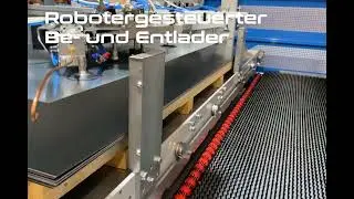 Automatisierte Produktion bei Lucht LHZ - robotergest&uuml;tzter Be- und Entlader in der Metallfertigung