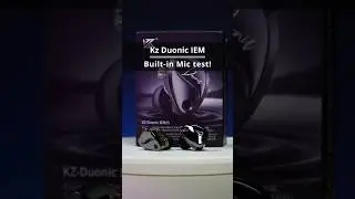 Наушники Kz Duonic IEM: встроенный тест микрофона!
