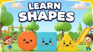 Learn Shapes for Kids | Circle, Square & Triangle | Fun Learning Video 🎨