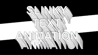 Slinky Text Animation Effect CSS | Online Design