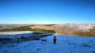 The Cross Border Drove Road, White Knowe Hill and an Iron age Fort