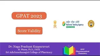 GPAT 2023 Score Validity