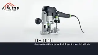 Masina de frezat Festool OF 1010 - precizie maxima si vizibilitate perfecta in timpul lucrului