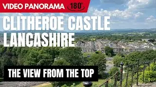 CLITHEROE CASTLE, LANCASHIRE - The View from the Top
