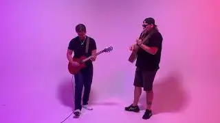 Richard Blake and his brother David play the blues